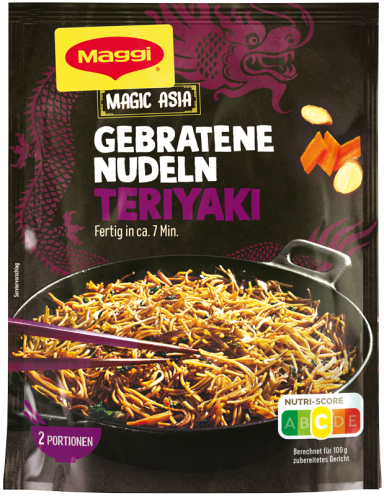 Maggi Magic Asia Gebratene Nudeln Teriyaki