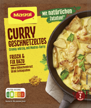 MAGGI Fix für Curry Geschnetzeltes