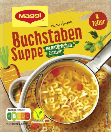 Guten Appetit Buchstaben Suppe