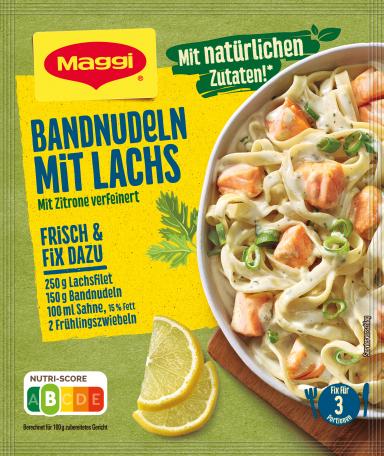 MAGGI Fix für Bandnudeln mit Lachs