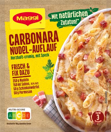 Fix Carbonara Nudel-Auflauf