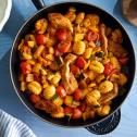 Schnelle Gnocchi-Pfanne mit Huhn und Gemüse