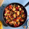 Schnelle Asia-Lachs-Pfanne mit Erdnuss