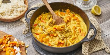 Kürbis-Curry-Geschnetzeltes